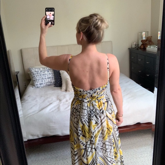 | stunning graphic wrap dress | - Picture 3 of 8